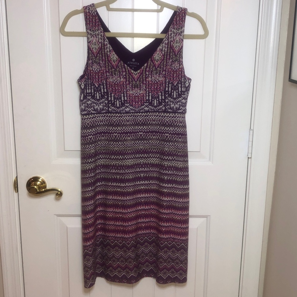 Athleta Multicolor Geometric Sleeveless Top